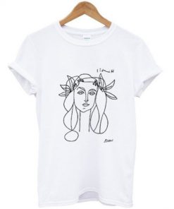 Picasso Woman Sketch t shirt RF02