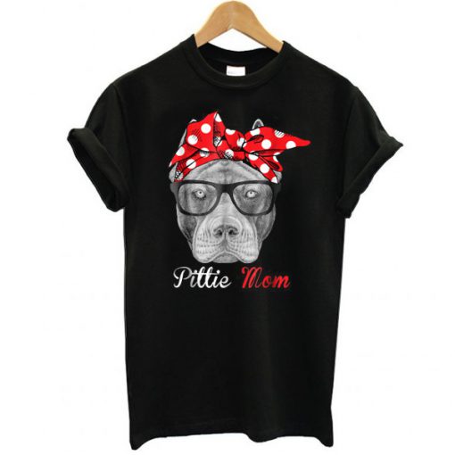 Pittie Mom t shirt RF02