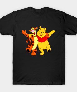 Pooh And Tiger Volly Ball T-Shirt AI