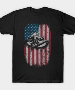 Proud Roofer American Flag T-Shirt AI