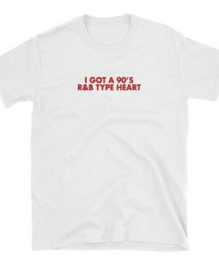 RnB Type Heart t shirt RF02