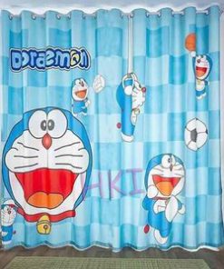 Shower Curtain Doraemon Football AI