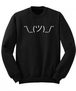 Shrug Emoji Sweatshirt AI