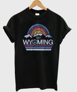 Ski Wyoming t shirt RF02