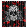 Sugar Skull Rose Best selling Shower Curtain AI