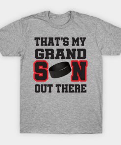 That's My Grandson out there hockey T-Shirt AI