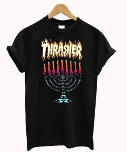 Thrasher Menorah t shirt RF02