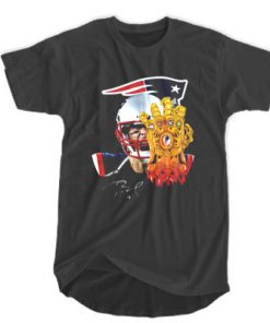 Tom Brady Patriots Thanos t shirt RF02