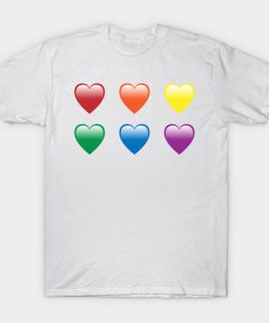 True Colors Hearts T-Shirt AI