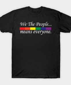 We Support LGBT T-Shirt AI