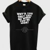 Why'd You Only Call Me When You're High t shirt RF02