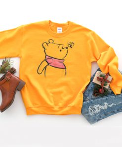 Winnie The Pooh Sketch sweatshirt RF02