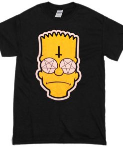 bart simpson satanic t shirt RF02