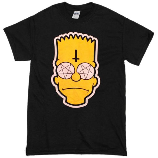 bart simpson satanic t shirt RF02