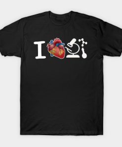 Funny I love Science gift for scientist T-Shirt AI