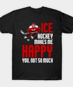 Ice Hockey Coach Player Team T-Shirt AI