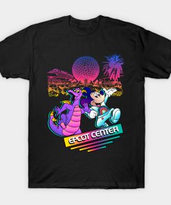 Neon EPCOT Center T-Shirt AI