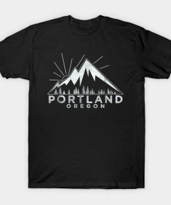 Portland Oregon Or Vintage Hiki T-Shirt AI
