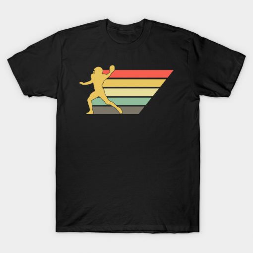 Retro Football Player Gift I American Football Lover T-Shirt AI