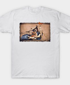 The Flintstones go Lowbrow T-Shirt AI