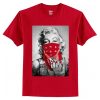 Marilyn Monroe Red Bandana T Shirt AI