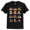 Street Fighter 2 Continue Faces T Shirt AI