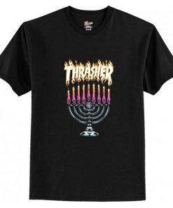 Thrasher Menorah T Shirt AI