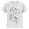 Christiane Spangsberg Line Face T-Shirt AI