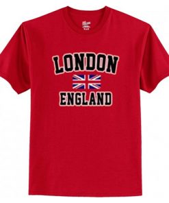 London England Flag Red T-Shirt AI