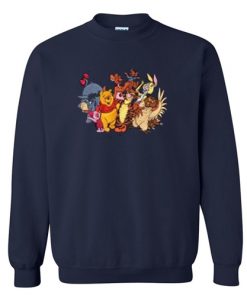 Vintage Winnie The Pooh And Friends Sweatshirt AI