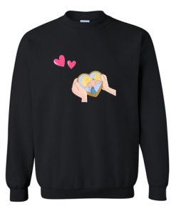 Hey Arnold Hand Love sweatshirt AI