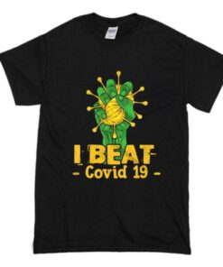 I Beat Covid-19 Survivor T-Shirt AI