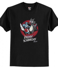 Itchy and Scratchy T Shirt AI
