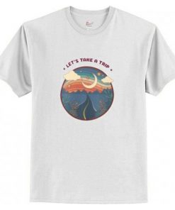 Lets Take A Trip’ Retro T Shirt AI