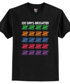 100 Days Brighter T-Shirt AI