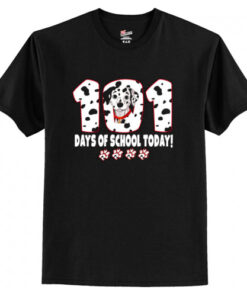 Cute 101 Days Of School Dalmatian Dog Spots T-Shirt AI