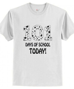 Dalmation Dog 101 Days Of School T-Shirt AI