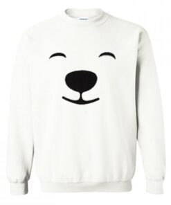Polar Bear Emoji Sweatshirt AI