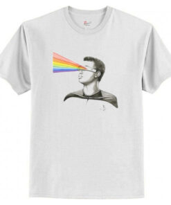 Star Trek Geordi Reading Rainbow T-Shirt AI