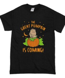 The Great Pumpkin Is Coming T-Shirt AI