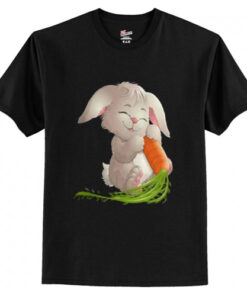 Easter Bunny with Carrots T shirt AI