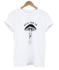 Wild Yam Co Mushroom T shirt AI
