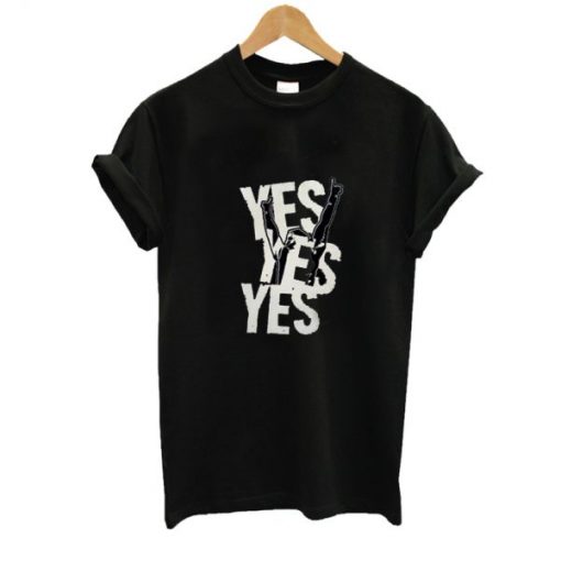 Yes Yes Yes Fighting t-shirt AI