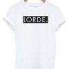Lorde T Shirt AI