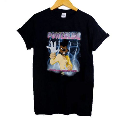 Goofy Movie Powerline World Tour t-shirt AI