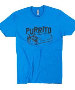 Purrito mexican food T-Shirt AI