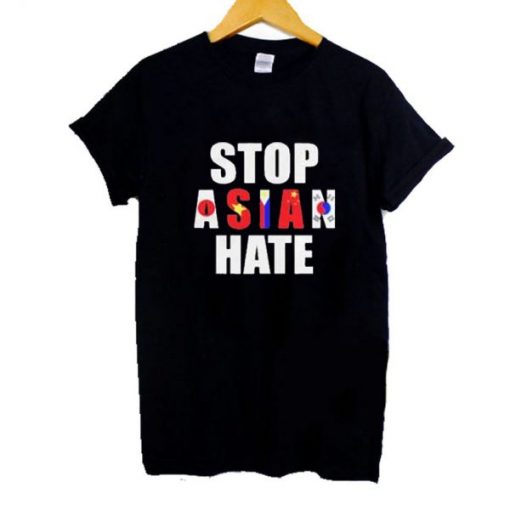 Stop Asian Hate Graphic T Shirt AI