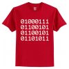 01 code coding computer programmer T Shirt AI