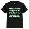Achievement Unlocked Father T Shirt AI