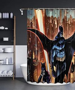 Dark Knight Batman Shower Curtains AI